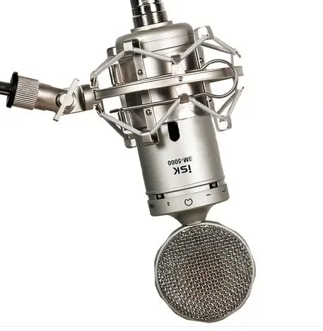 ISK BM-5000, профессиональный конденсаторный микрофон для компьютера, звукозаписывающий Студийный микрофон, ударное крепление, подарок