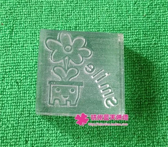 Улыбка бонсай шаблон Мини diy мыло штамп 4*4 см