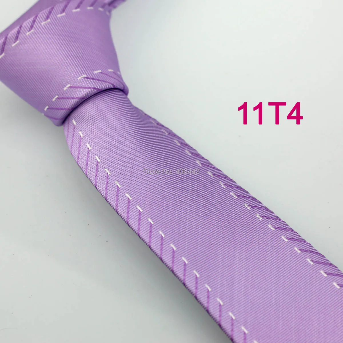 YIBEI coahella ties мужской тонкий галстук сиреневый с фиолетовой каймой в полоску Тонкий галстук узкий галстук Модный Галстук Свадебный Gravata