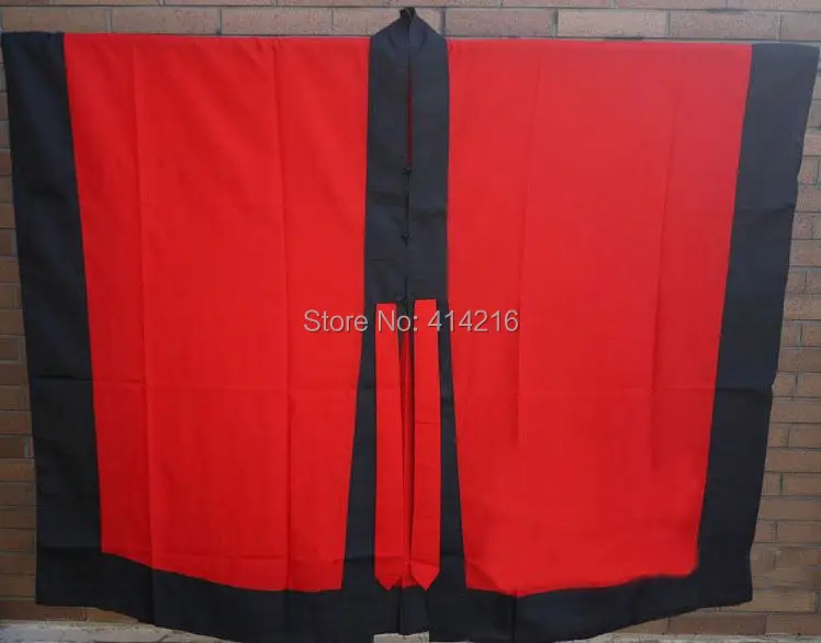 Taoist cassock Классическая Защитная Униформа одежды tai chi костюмное платье для попа Боевая артсмантия красный