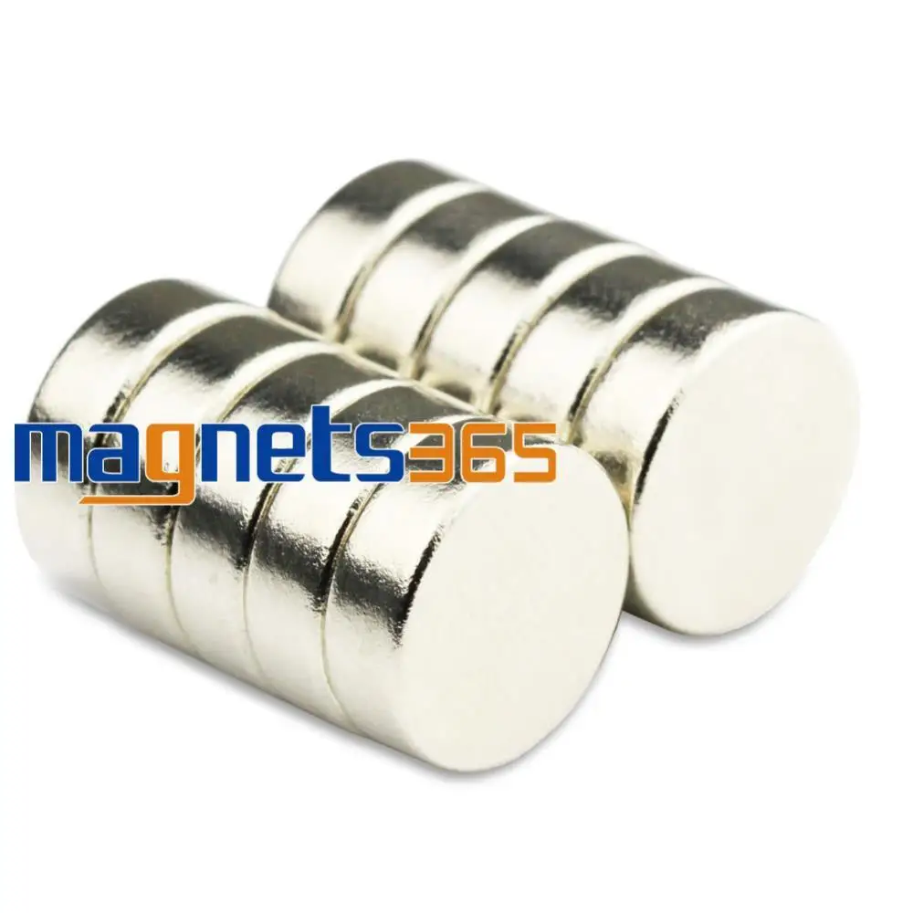 ОМО Magnetics 10 шт. 12 мм x 4 мм N50 Класс Малый диск Круглый цилиндр Редкоземельные Магниты