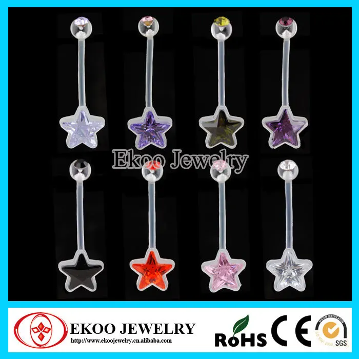 l14041610Flexible Double Gemmed Ocean Star CZ Pregnancy Belly Ring.jpg