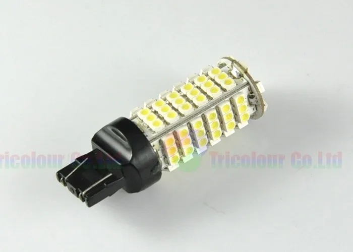 Autoec T20 7440 7443 WY21W W21/5 Вт 1210 3528 102 SMD LED W5W автомобиля сигнал поворота свет лампы авто белый DC12V 100X# LD02