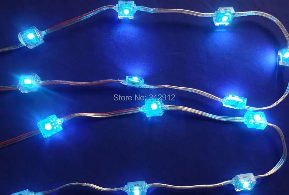 DC12V WS2811 led 5050 SMD пиксельный узел; 50 шт. веревочке; IP68 Номинальная; заполнение эпоксидной смолой