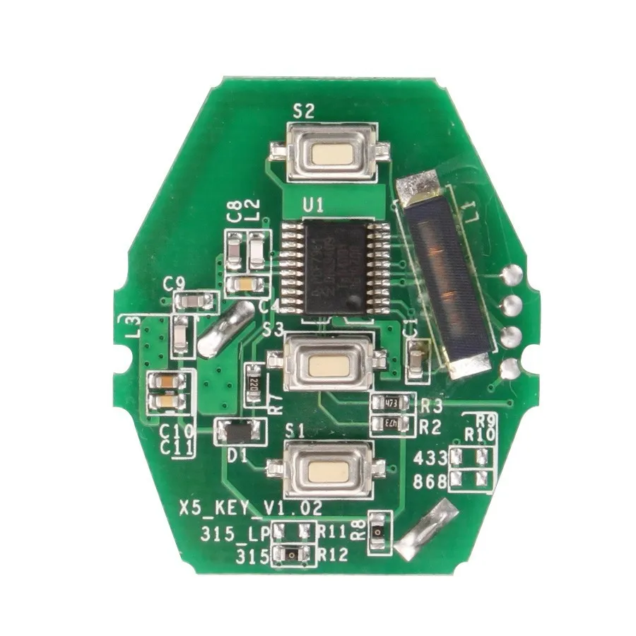 YH ключ PCB CAS2 для 03-06 для BMW 3/5 серии 315/433/868 МГц