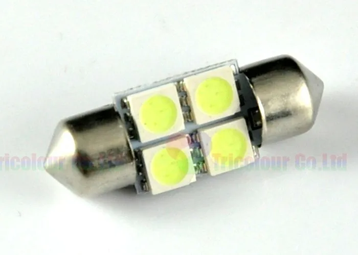 AutoEC 31 мм 36 мм/39 мм/41 мм 4SMD 5050SMD C5W гирлянда для салона автомобиля светодиодный s лампы авто светодиодный светильник 300 шт.# LK113