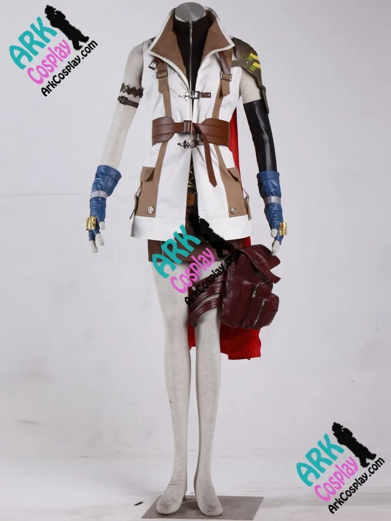 Final Fantasy Lightning Косплей женский косплей белого цвета Final Fantasy Косплей Костюм