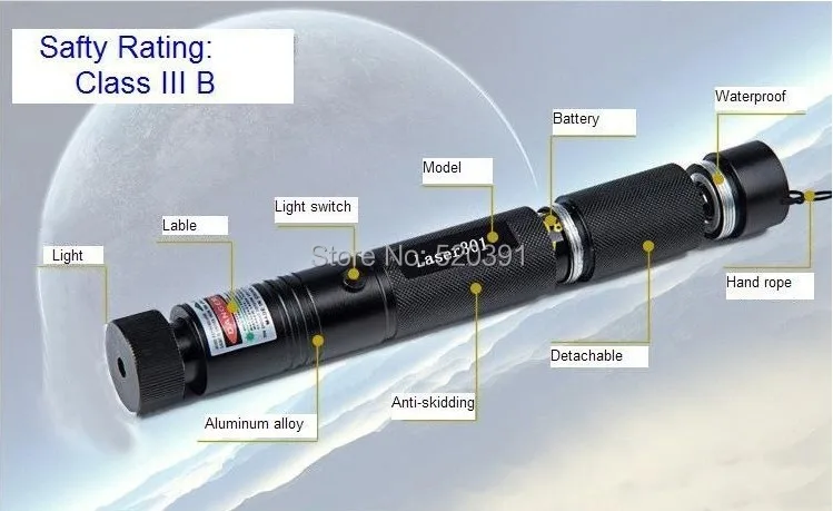 Профессиональная Супер Мощная зеленая лазерная указка 500 Вт 500000 м 532 нм лазер, светильник-вспышка, ведущая горящая спичка и светильник Huntin