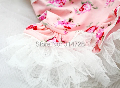 Роскошная розовая балерина, одежда для собак, милое детское платье-пачка, roupa cachorro ropa perro mascotas
