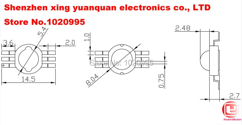 6pin 3w rgb