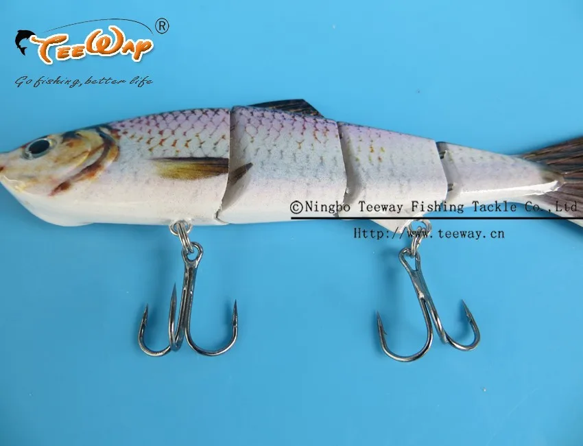 Продукт Рыбалка приманки 4 Сегмент Swimbait Жесткий приманки медленно 19 г 12 см рыболовный крючок Рыболовные снасти FL4-M01