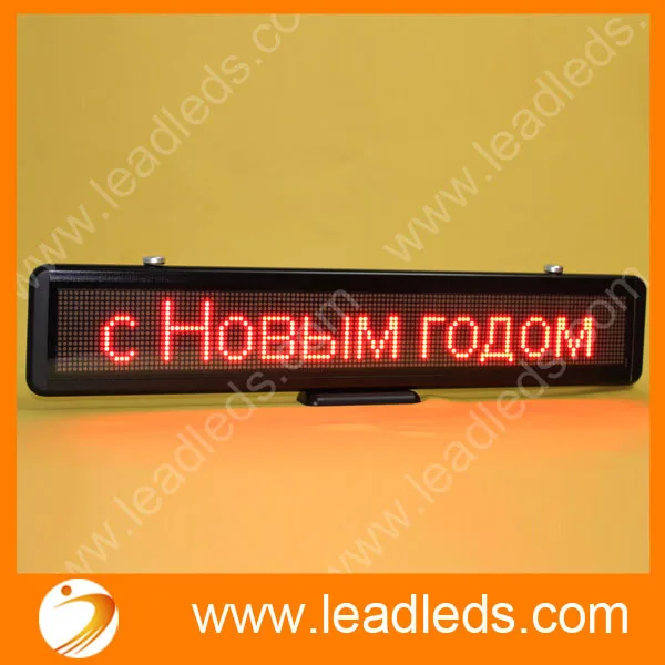 Suporte a Rolagem de Texto Tela de Exibição de Publicidade Módulo de Sinal Led Red Light Usb Programável Levou Exibição Carro Dc12v Levou Levou 17 LEVOU Tela de Exibição de Publicidade LEVOU Módulo de Sinal