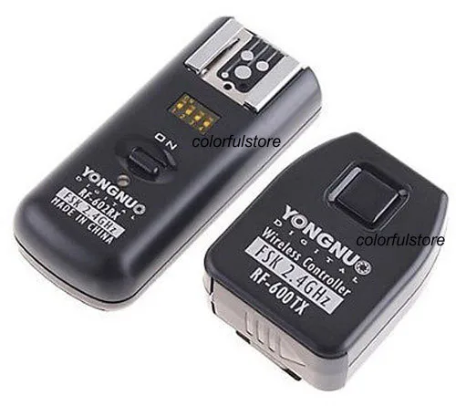 Pro Yongnuo RF-602 RF602 Беспроводная студийная фотовспышка "Speedlite" триггер дистанционного спуска затвора C3 для камеры Canon+ 1 приемник