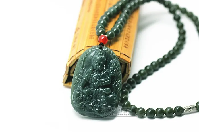 Медальон hetian jade samantabhadra кулон «Бодхисаттва» Зодиак является змеей в этой жизни буддийский патрон святого