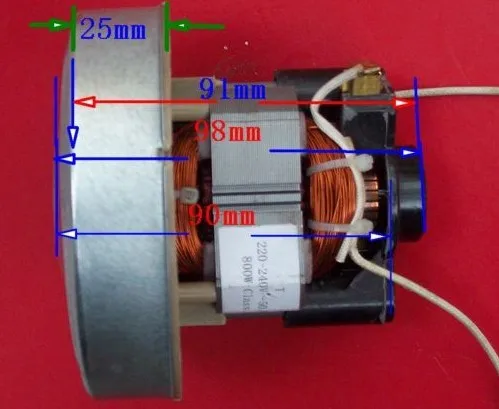105 мм Диаметр хорошего качества пылесос мотор 800 Вт