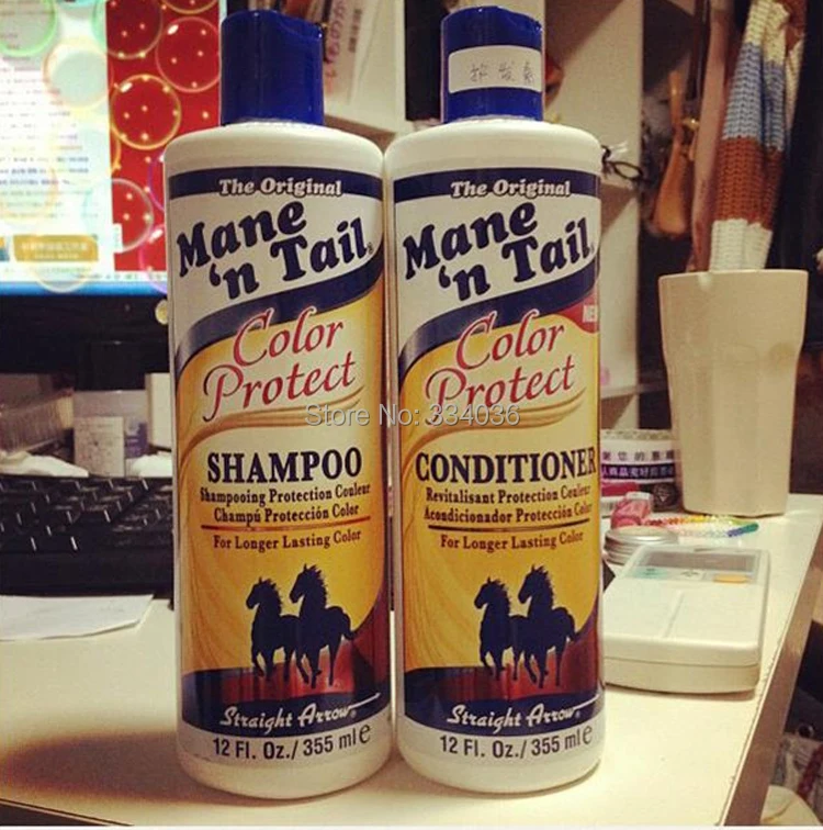 Free Shipping 2 Pcs Mane N Tail Hair Care Set Color Protect For