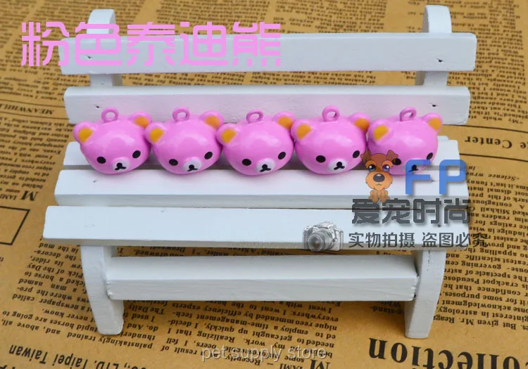 50 шт./партия, медный Колокольчик Колокольчики-рожки с персонажами мультфильмов, Независимая партия,, ультрадешевая, красная струна