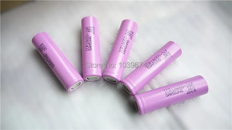 Реальная для SAMSUNG ICR 18650-26FM 2600mah литий-ионная аккумуляторная батарея