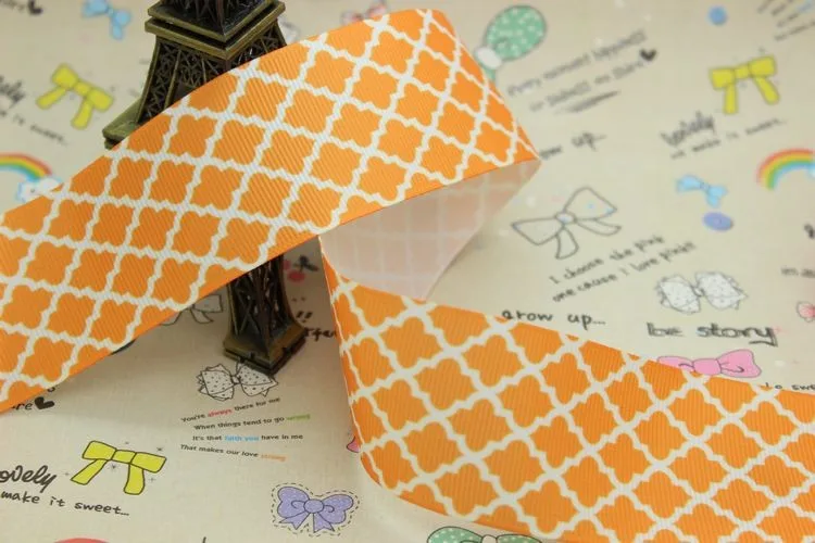1.5 '' четырехлистник вы выбираете цвет печатная корсажная лента hairbow украшение партии поделки OEM 38 мм p2582
