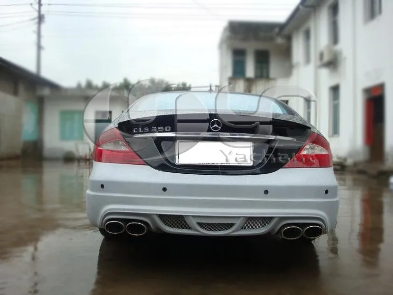 FRP стекловолокно WI стиль задний бампер подходит для 2005-2009 MB W219 CLS класс