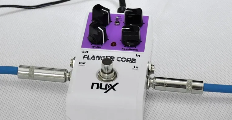 NUX Flanger Ядро топает коробки серии ядра гитары педаль эффектов нормальные и ленты фланцевые Музыкальные инструменты