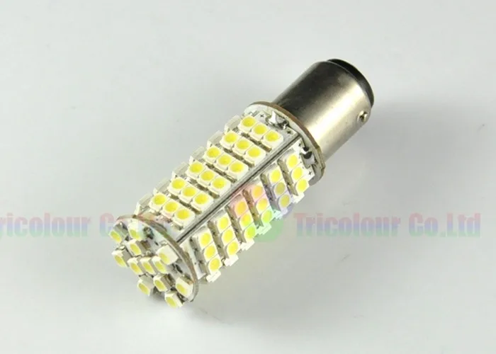 AutoEC 100*1157 BAY15D 102smd 3528 10 Вт Автомобильный светодиодный стоп-сигнал, задний светильник, лампа белого цвета# LF38-1