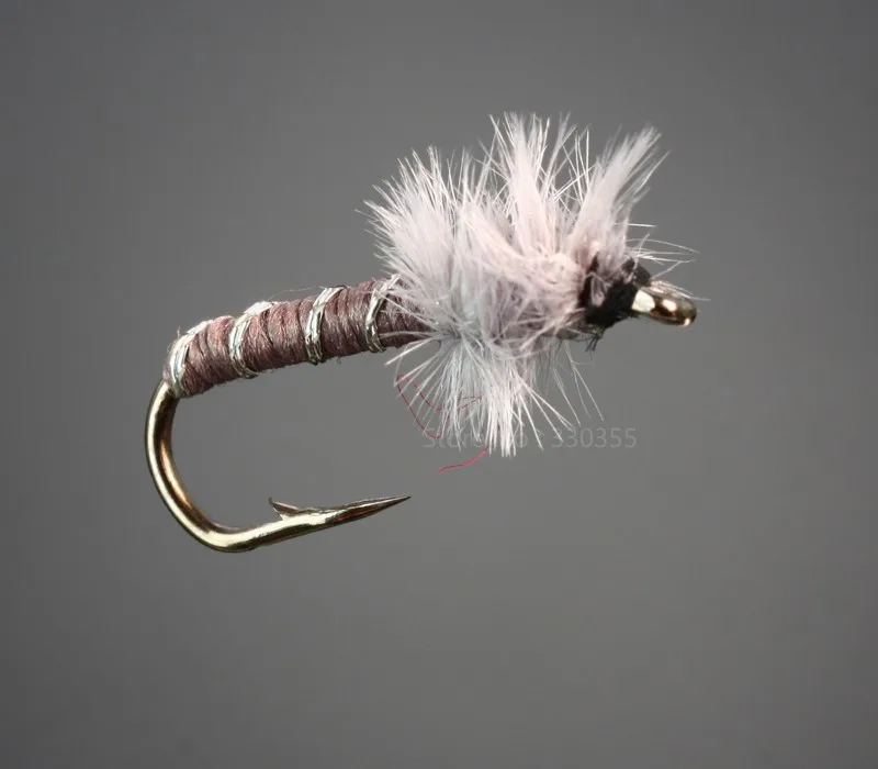 H028-40Pcs Buzzer Fly Size 10 Nymphs Flies Salmon Trout Fly Fishing Lures (2)