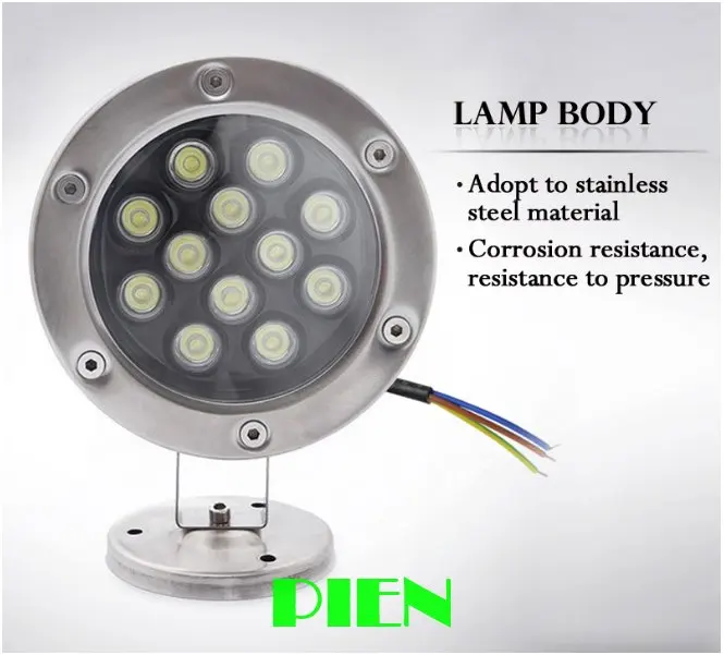 RGB LED IP68 Подводные лампы аквариум ip68 3 Вт 6 Вт 9 Вт 12 Вт 15 Вт 18 Вт Водонепроницаемый фонтан пруд бассейн Luces 12 В 220 В 110 В Бесплатная доставка