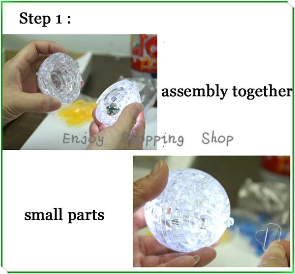 DIY Кристальный футбол кубический Забавный пазл 3d модель здания brinquedos educativos Развивающие детские игрушки для детей