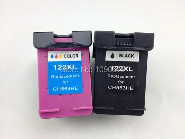 Восстановленный CH563H CH564H картридж с чернилами для HP122 122XL используется HPDeskjet 1000 1050 2000 1510 2050 envy4500