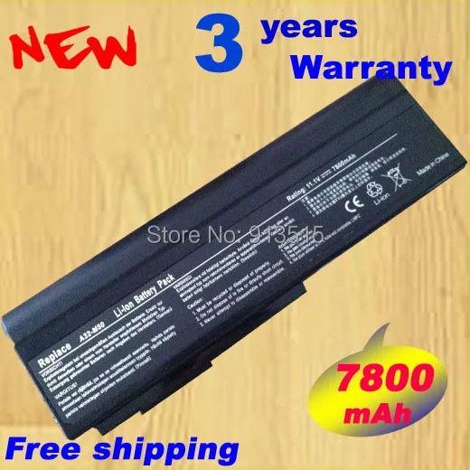 7800 мАч аккумулятор для ноутбука ASUS M50 серии M50Q M50S M50SA M50SR M50SV M50V M50VC M50VM M50VN M60 M60J M60JV M60V N43 N43J