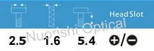 S09 2,5x1,6x5,4 мм 10000 шт. винты для очков головы в-и+ тип Линзы для очков, очки, аксессуары, винты