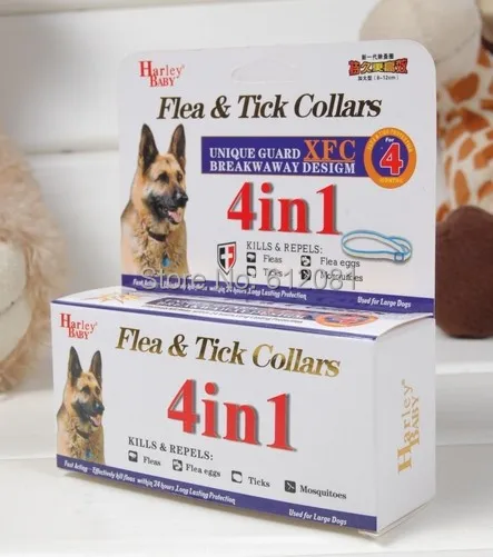 Usd 1,79 шт Новинка 4 в 1 Kill Flea& Tick воротник для взрослые собаки и щенки товары для животных, кошек Размер продукта 31-47 см 5 шт./партия