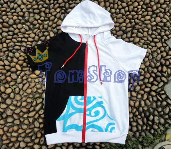 gintama sakata gintoki short sleeve hoodie-3