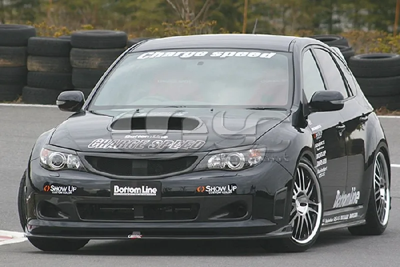 Углеродное волокно CS Стиль передняя решетка подходит для 2008-2010 Subaru Impreza GRB WRX STI