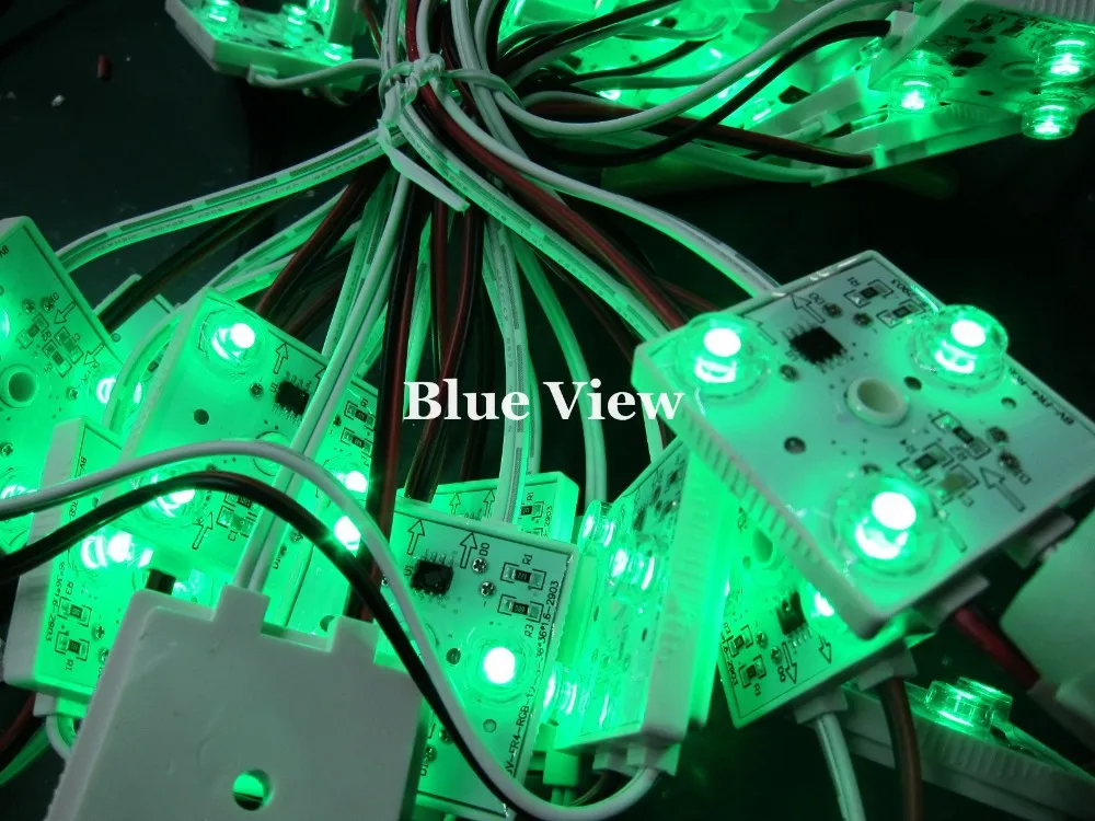 IP67, UL listed 5050 RGB SMD СВЕТОДИОДНЫЙ модуль ws2811/uc9103 со сквозным отверстием светодиодный модуль, 3 года гарантии светодиодная вывеска
