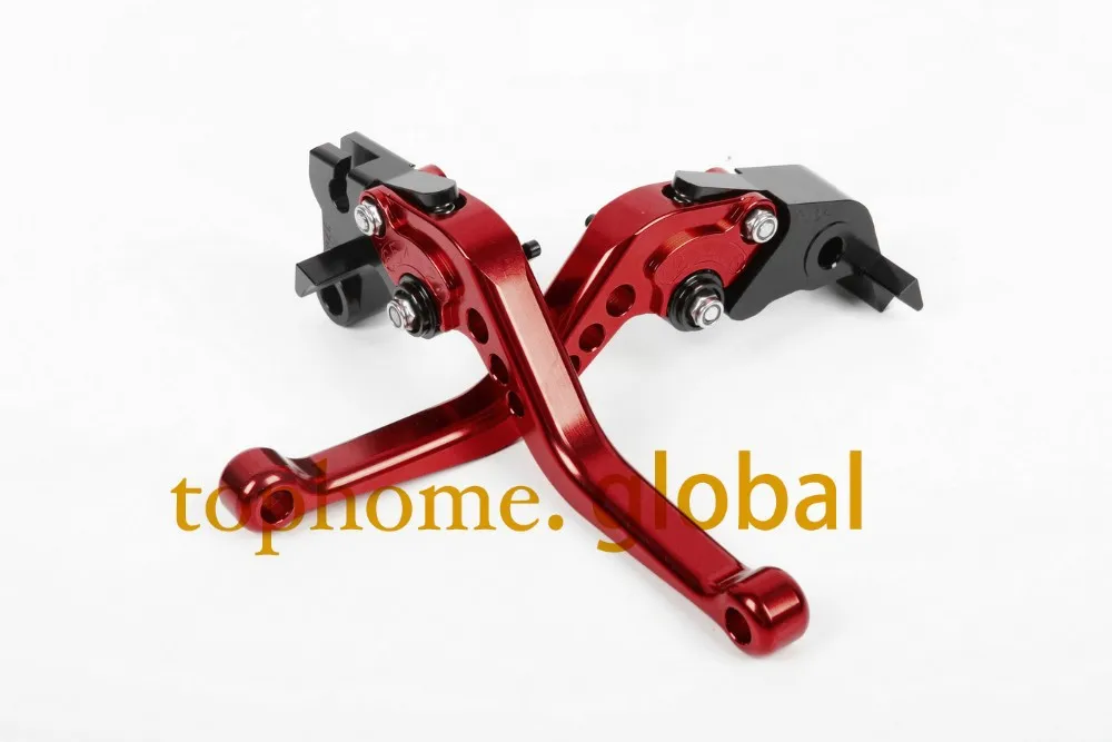 Красный для Honda CBR 600 F2, F3, F4, F4i 1991-2007 1992 Руль с ЧПУ тормоза сцепления Рычаги Короткие тормозные наконечник ручки
