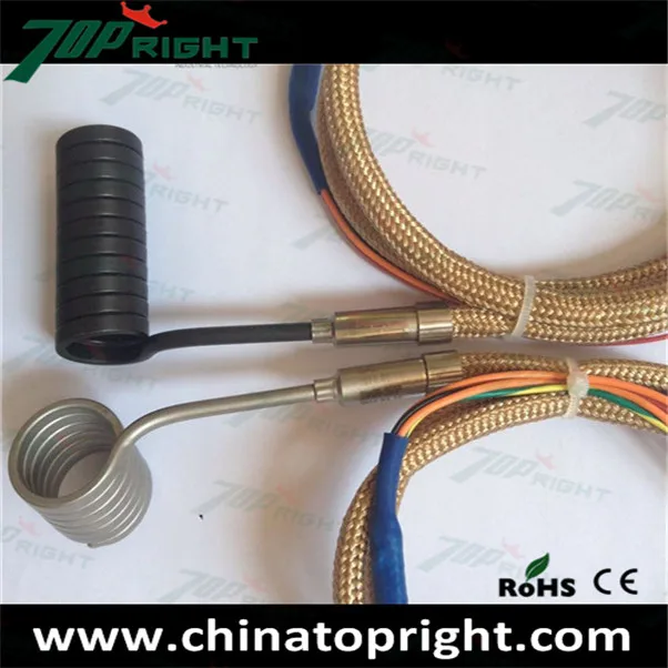 Built-in thermocouple hot runner heaters