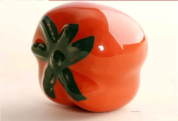 Помидор мультфильм ручка фрукты и овощи Керамика дверная ручка ящика обуви Одежда Детей идиллической американский кантри