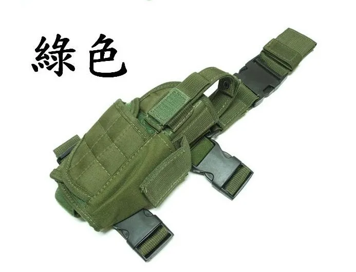 Регулируемая Нейлон Тактический Ног Кобура Военная Airsoft Подсумок Мешок Падения Нога Пистолет Чехол для Глок 17 Beretta 92
