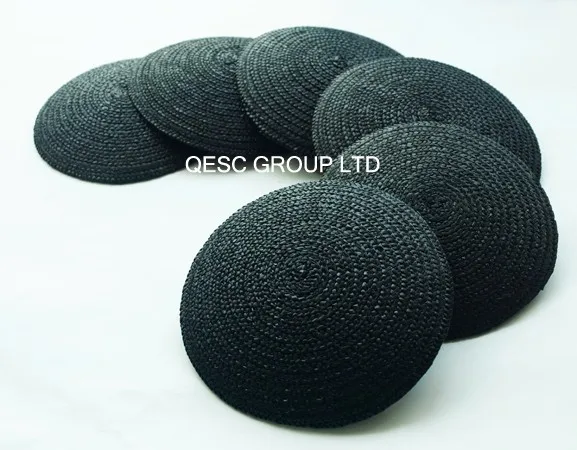 Высокое качество. Черный натуральный 14 см круглый соломенный Millinery соломенная коса диск блюдце круглый чародей база для волос аксессуар, свадьба