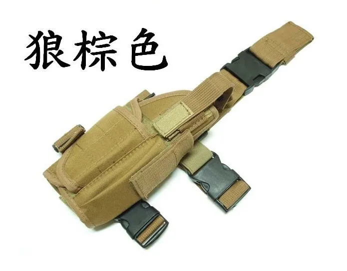 Регулируемая Нейлон Тактический Ног Кобура Военная Airsoft Подсумок Мешок Падения Нога Пистолет Чехол для Глок 17 Beretta 92