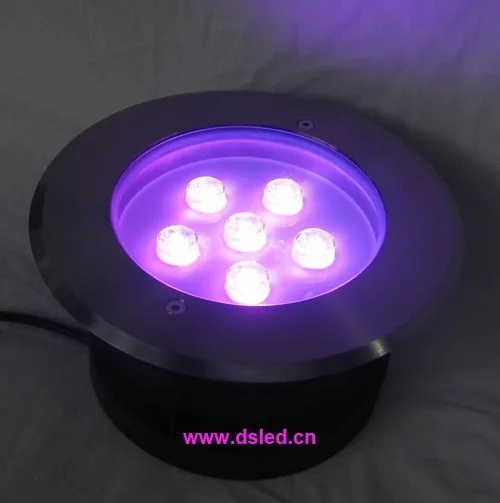Бесплатная Доставка! Нержавеющая сталь, 18 Вт rgb led inground, rgb led пол света, ds-11s-09-18w-rgb, 6x3 Вт RGB 3in1, 24 В DC, IP67