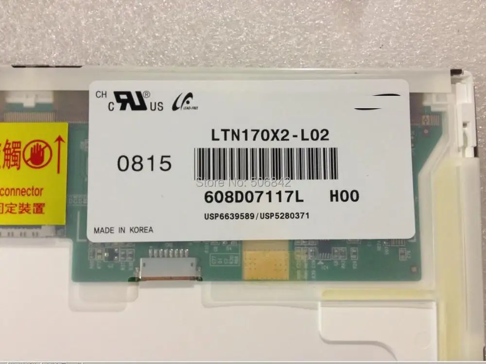 1" ноутбук ЖК-экран LTN170X2-L02 A+ 1440x900