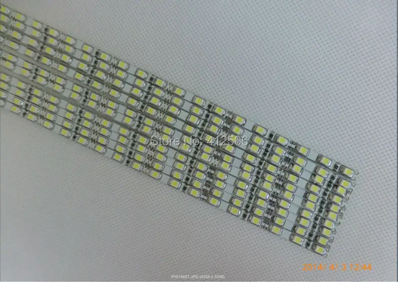 1 м 102 светодиоды SMD3528 4 мм широкий DC 12 В 7.5 w/м AD lightbox очень тонкий жесткая свет для аквариумных растений растут огни рекламы