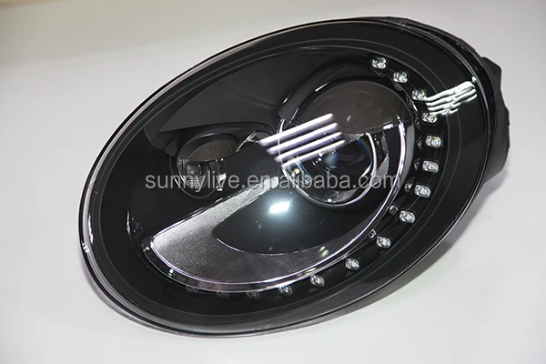 Жук светодиодный налобный фонарь для Volkswagen 2011-2013 год LF с D2H HID