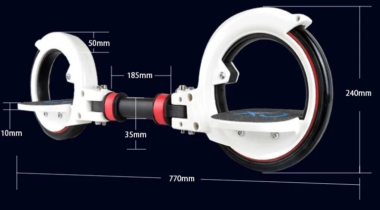 Новое обновление 2 два колеса скейт доска две части ролик складной Дрифт скейтборд трюк скутер для экстремальных видов спорта