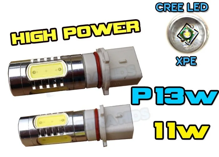 2 компьютерный кри чип PS13W/P13W/PG18.5D-1/12277 Pack 2 светодиодный лампы 11 W bianco белый 6000 K свет