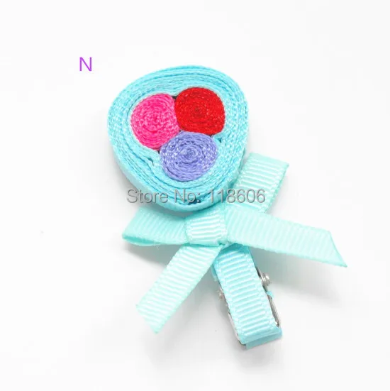 cute Lollipop ribbon sculpture hair bow for Kids 15.jpg
