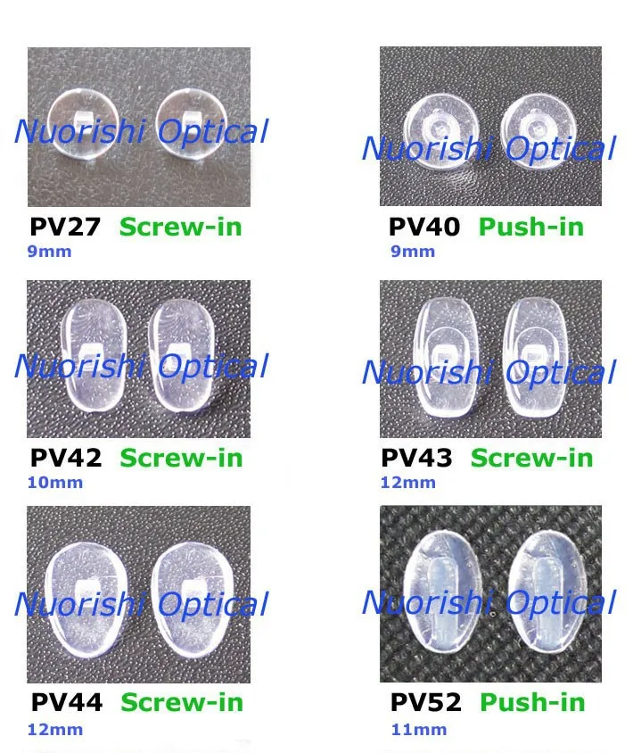 PV88 16 мм очков очки ПВХ нос колодки с золотой или серебряный цвет металлический стержень очки Аксессуары